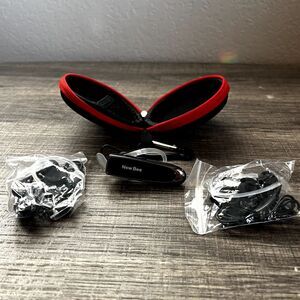 New Bee Bluetooth Wireless Handsfree Bluetooth Headset LC-B41 with bonus pieces